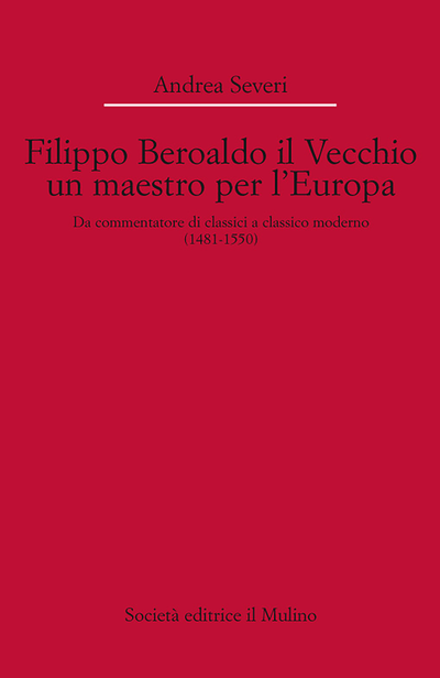 Copertina Filippo Beroaldo il Vecchio un maestro per l'Europa